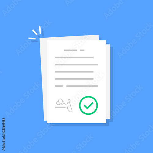 white contract document like treaty