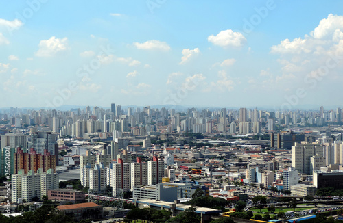 Sao Paulo east zone view