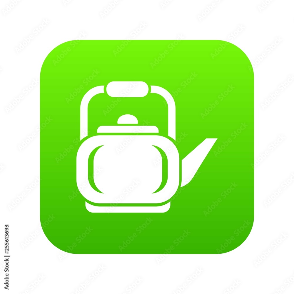 Obraz premium Beautiful teapot icon. Simple illustration of beautiful teapot vector icon for web