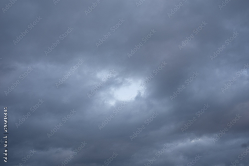 Evening Sky with clouds