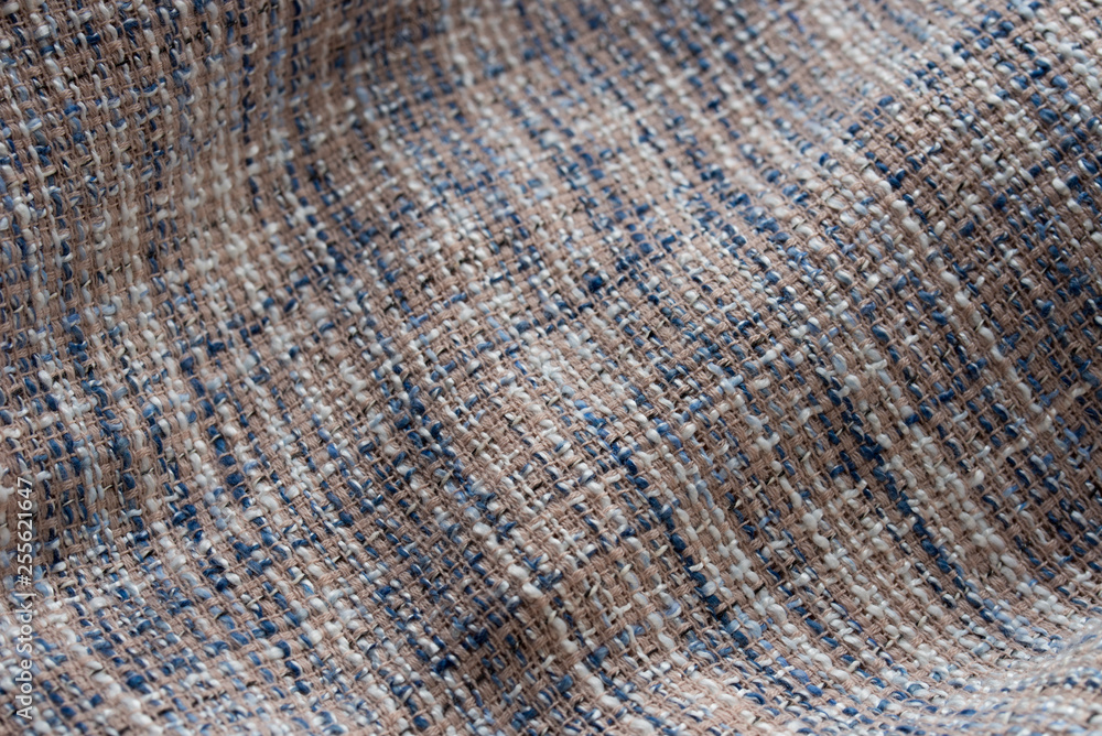 Fototapeta premium multicolored folded fabric background texture