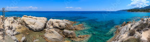 Aegean sea coast (Chalkidiki, Greece). © wildman