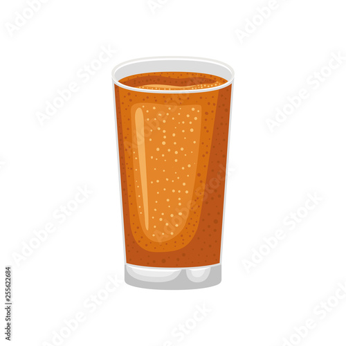 glass with beer isolated icon
