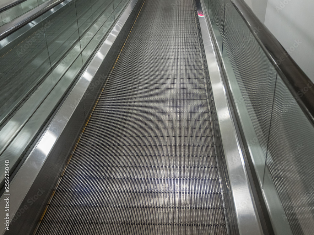 Escalator in magnet store Sochi area new dawn Escalator in magnet store Sochi area new dawn