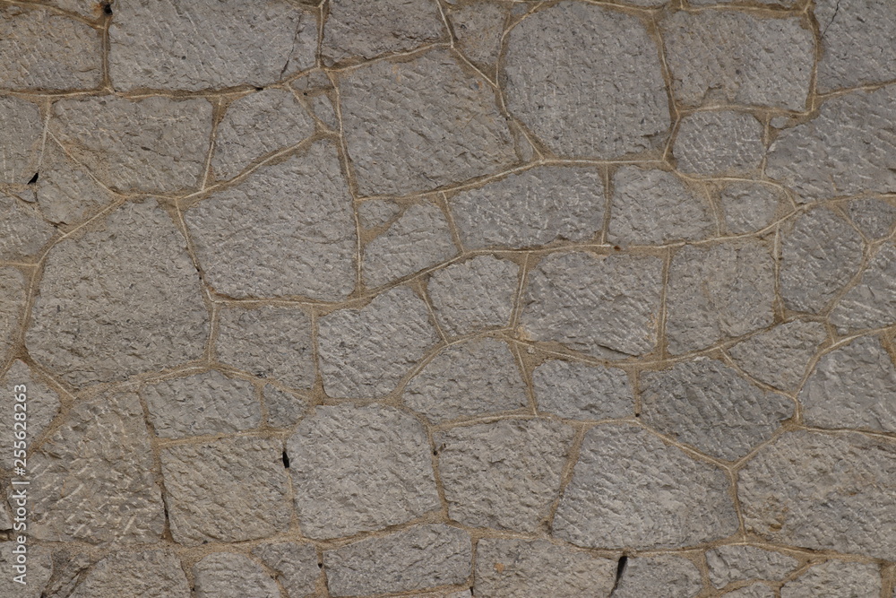Stone wall texture.