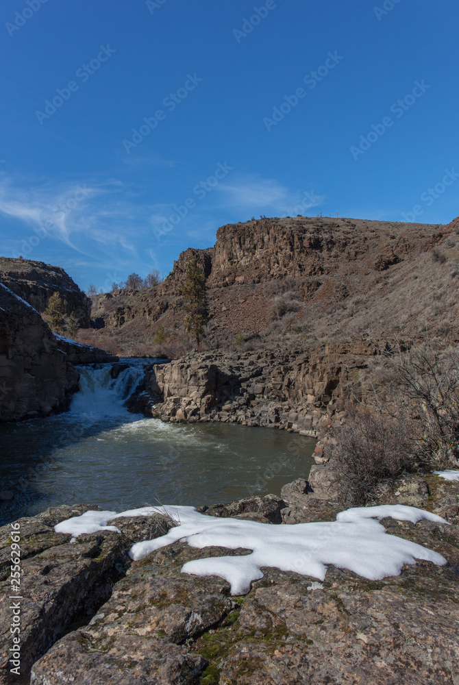 White river falls state park in Oregon