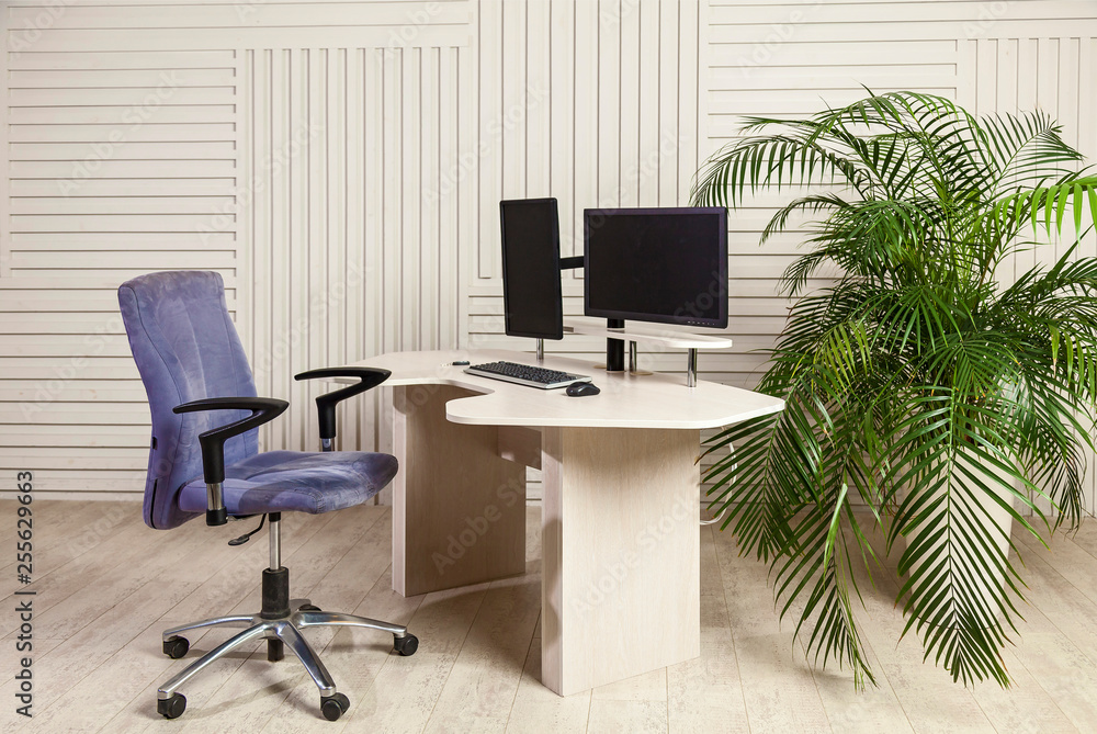 Fototapeta premium office desk for sitting and standing