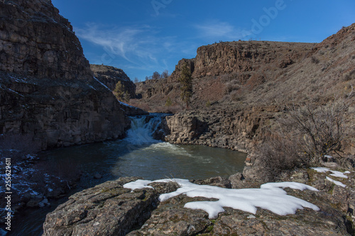 White river falls state park in Oregon