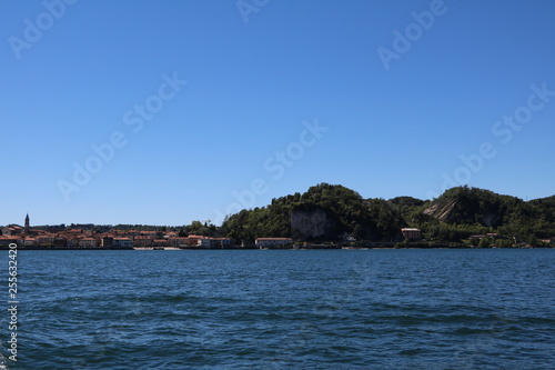 Arona at Lake Maggiore in Italy