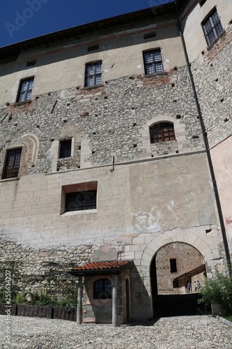 Fototapeta Naklejka Na Ścianę i Meble -  Rocca d'Angera in Angera at Lake Maggiore, Italy