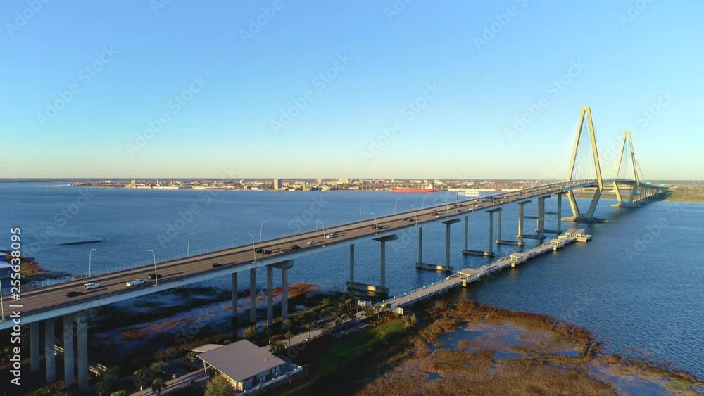 Charleston South Carolina USA Drone Aerial Charleston South Carolina USA Drone Aerial