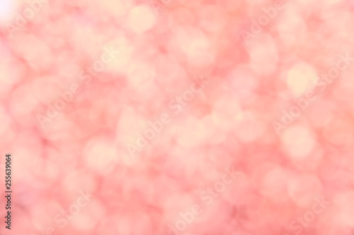 Pink bokeh lights abstract background