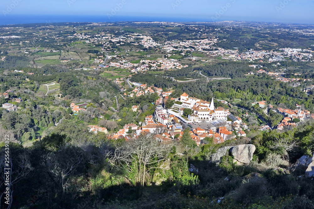 A View of Town of Sintra, Portugal