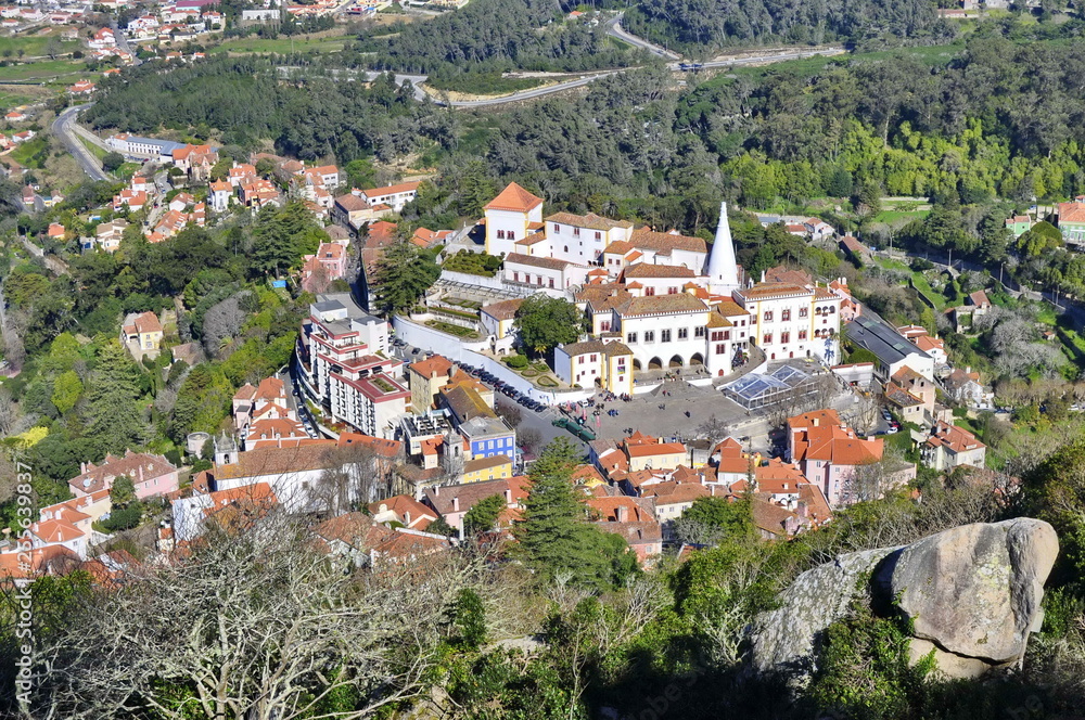 A View of Town of Sintra, Portugal