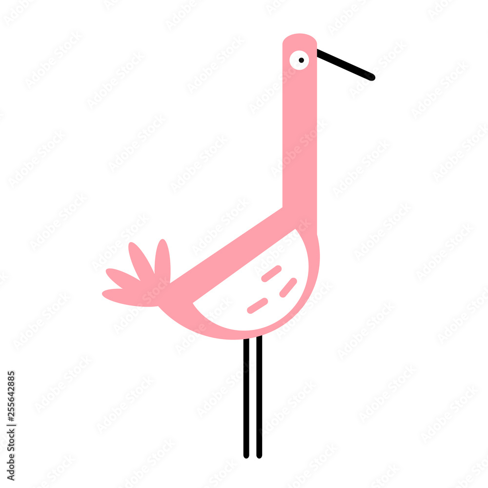 Bird simple art geometric illustration Bird simple art geometric illustration