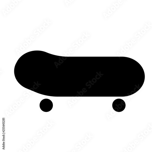 skateboard simple art geometric illustration