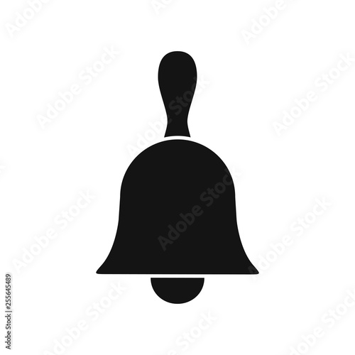 School bell icon. Hand bell symbol. Christmas bell for New year tree decoration – stock vector