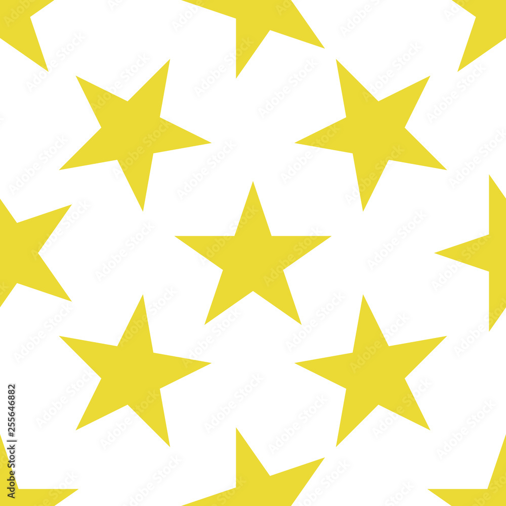 Seamless pattern with blue stars on white background. Vector illustration. Seamless pattern with blue stars on white background. Vector illustration.
