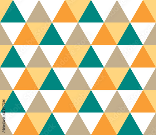 Seamless geometric pattern. Seamless abstract triangle geometrical background. Infinity geometric pattern. Vector illustration.