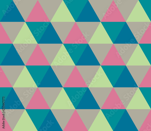 Seamless geometric pattern. Seamless abstract triangle geometrical background. Infinity geometric pattern. Vector illustration.