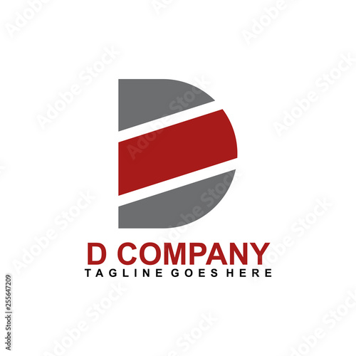 Free Download D letter logo design vector template - GFXLoad