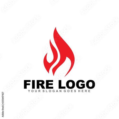 Fire icon template