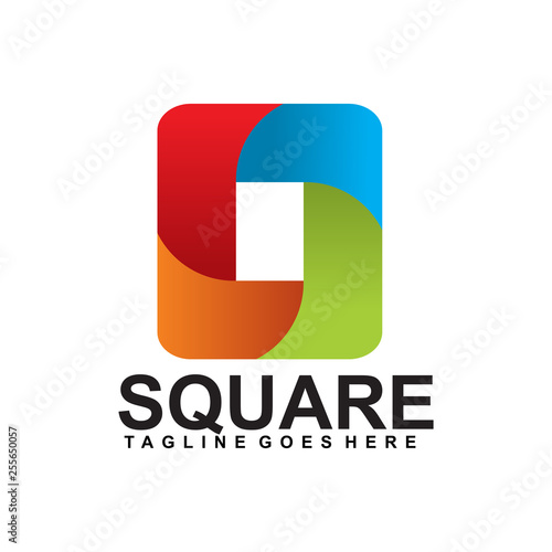 Free Download Square logo design vector template - GFXLoad