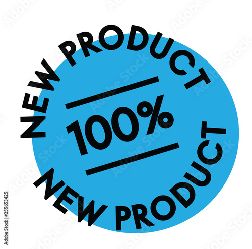 100 percent New Product label