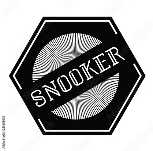 snooker stamp on white