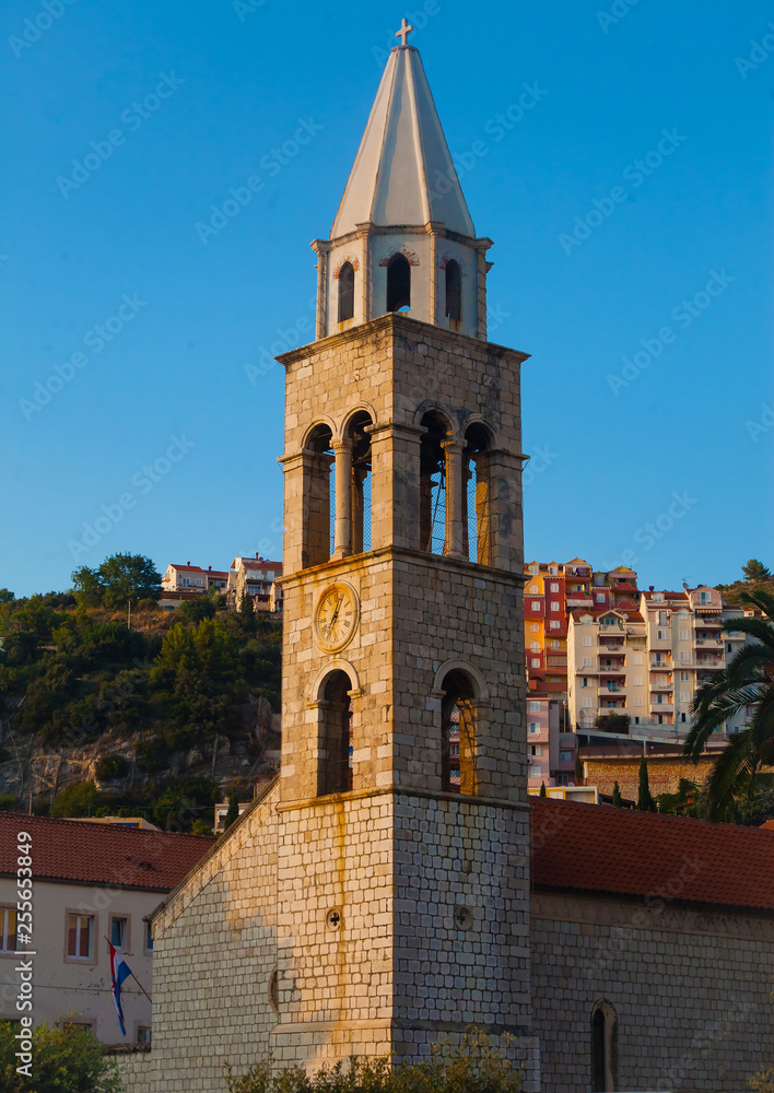 Fototapeta premium Old bell tower in suburbs