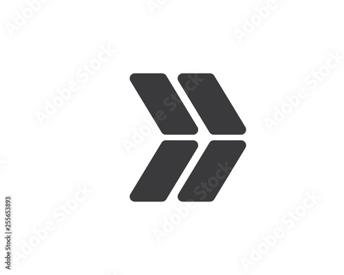 Arrow vector illustration icon Logo Template