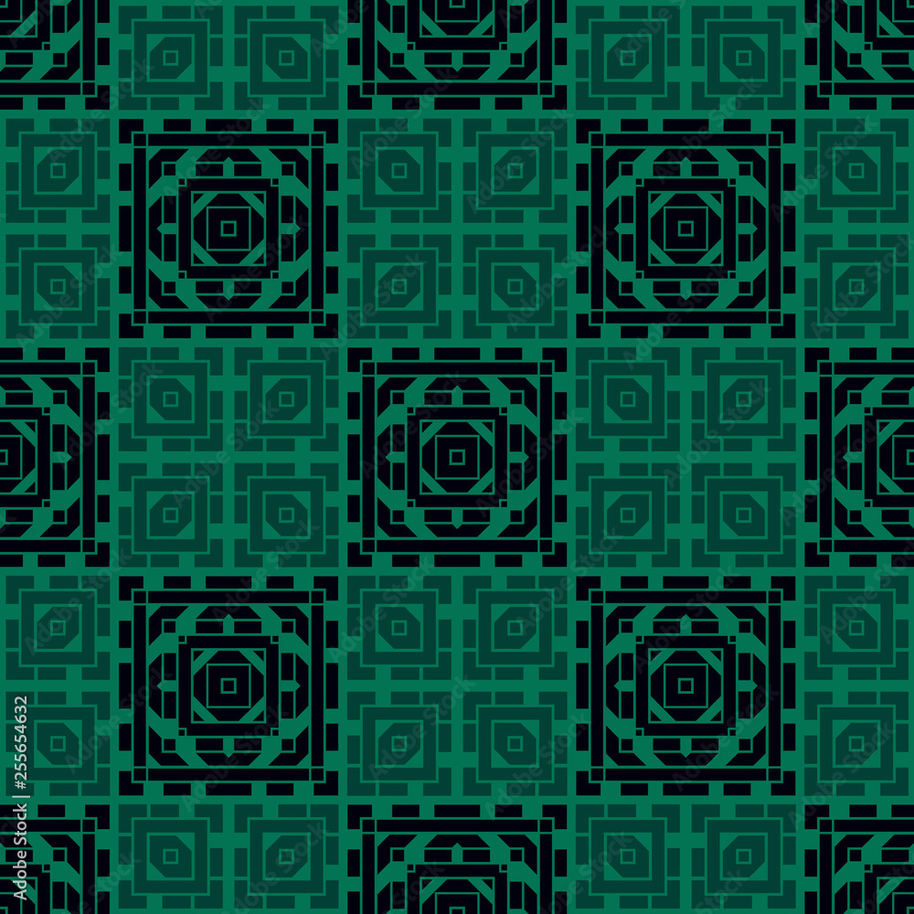 Asian look square geometric seamless pattern Asian look square geometric seamless pattern