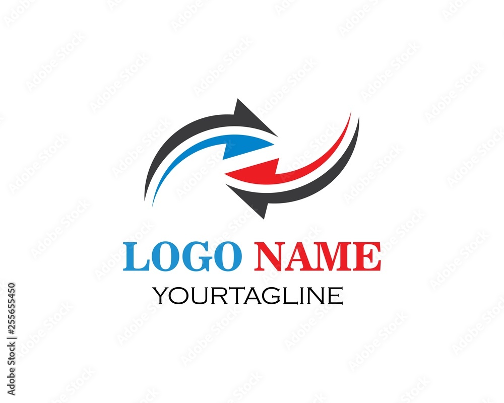 Arrow vector illustration icon Logo Template Arrow vector illustration icon Logo Template