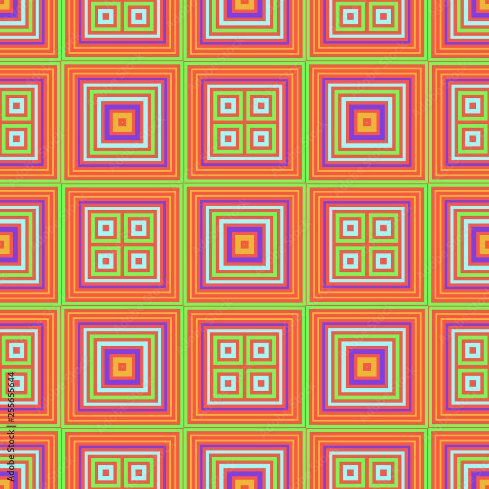 Vibrant squares seamless pattern Vibrant squares seamless pattern