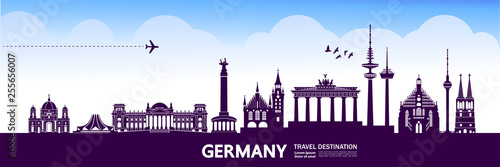 Germany travel destination vector illustration.