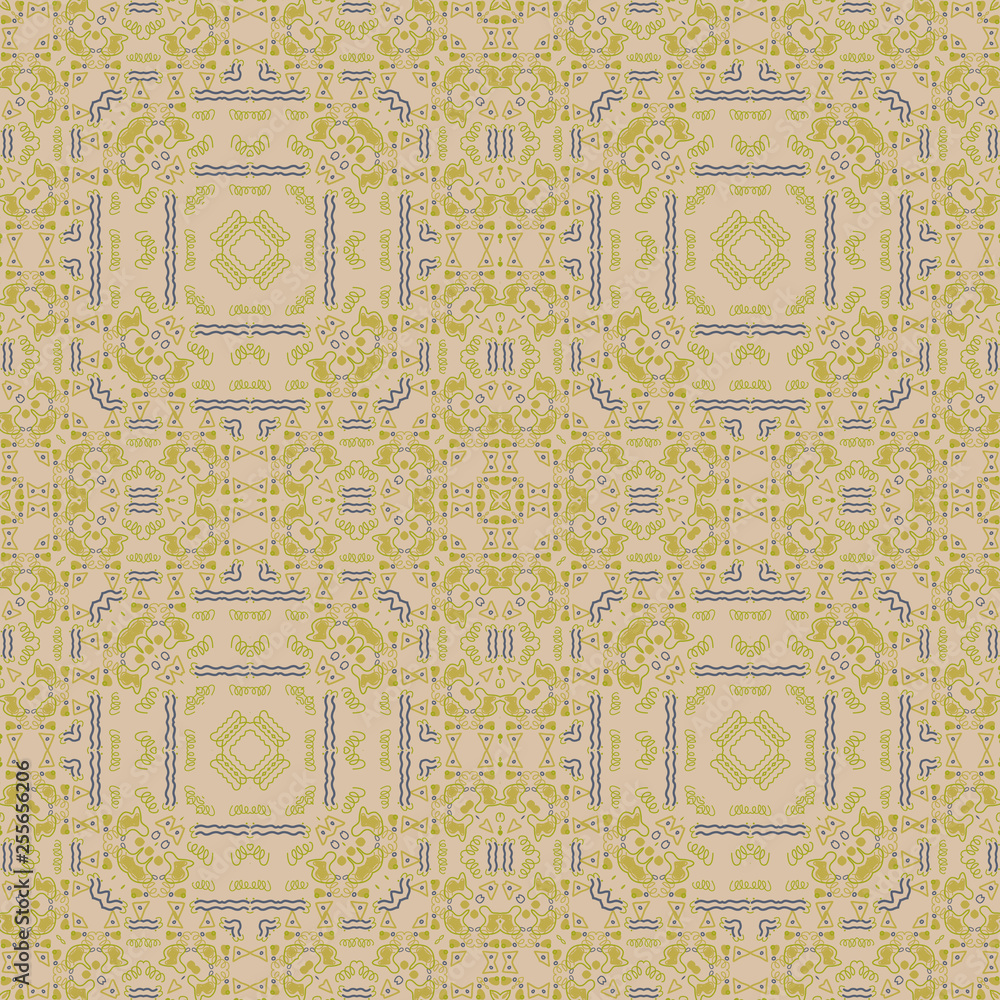 Obraz premium Biomorphic vibrant seamless pattern