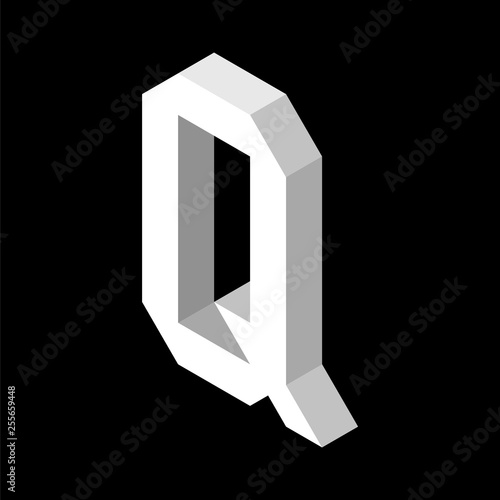 3d Letter Q logo icon desig...