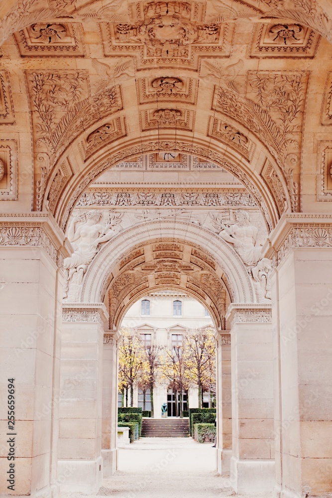 Paris Arched Entrance