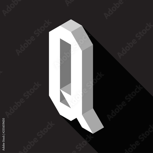 3d Letter Q logo icon desig...