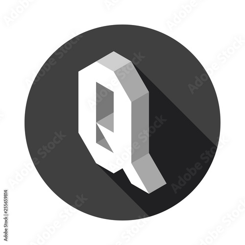 3d Letter Q logo icon desig...