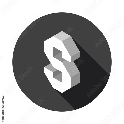 3d Letter S logo icon desig...