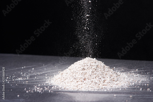 perlite for hydroponics vegetable on the pile