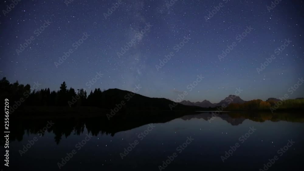 Milky Way moves across the night sky in Wyoming. Milky Way moves across the night sky in Wyoming.