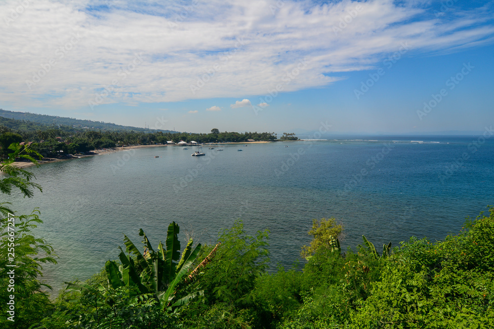 Seascape of Lombok Island, Indonesia