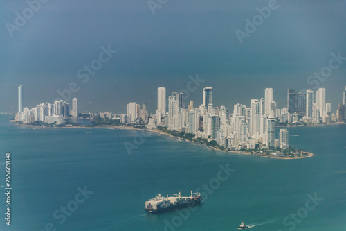 City of Cartagena viewed form the air