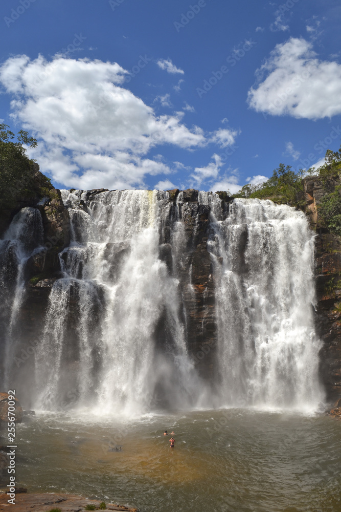 Fototapeta premium Beautiful Brazilian waterfall
