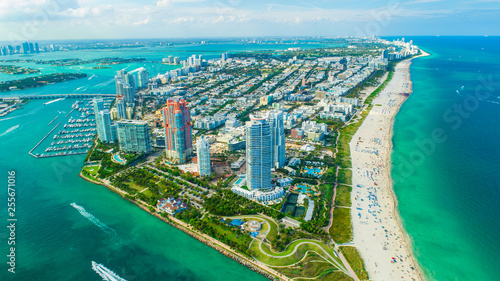 View of Miami Beach, South Beach. Florida. USA.  © miami2you