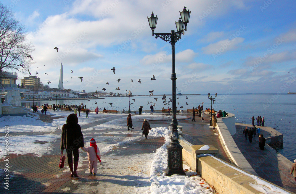 custom made wallpaper toronto digitalWinter Sevastopol.