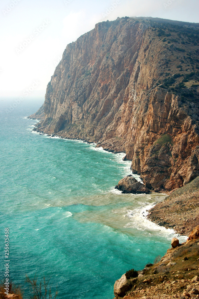 Coast near Balaclava. Crimea.