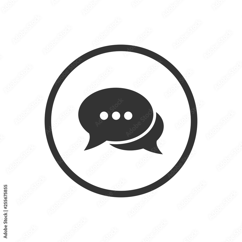 chat bubble speech vector design template chat bubble speech vector design template